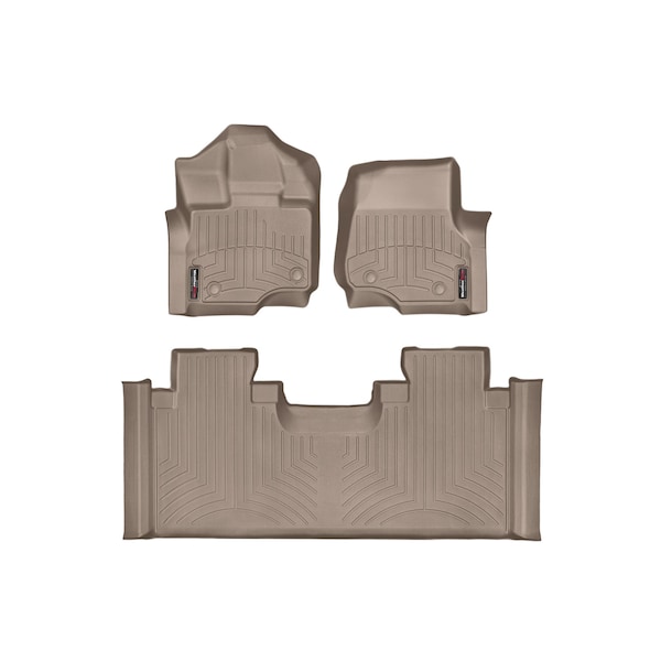 Front and Rear Floorliners, 45697-1-3